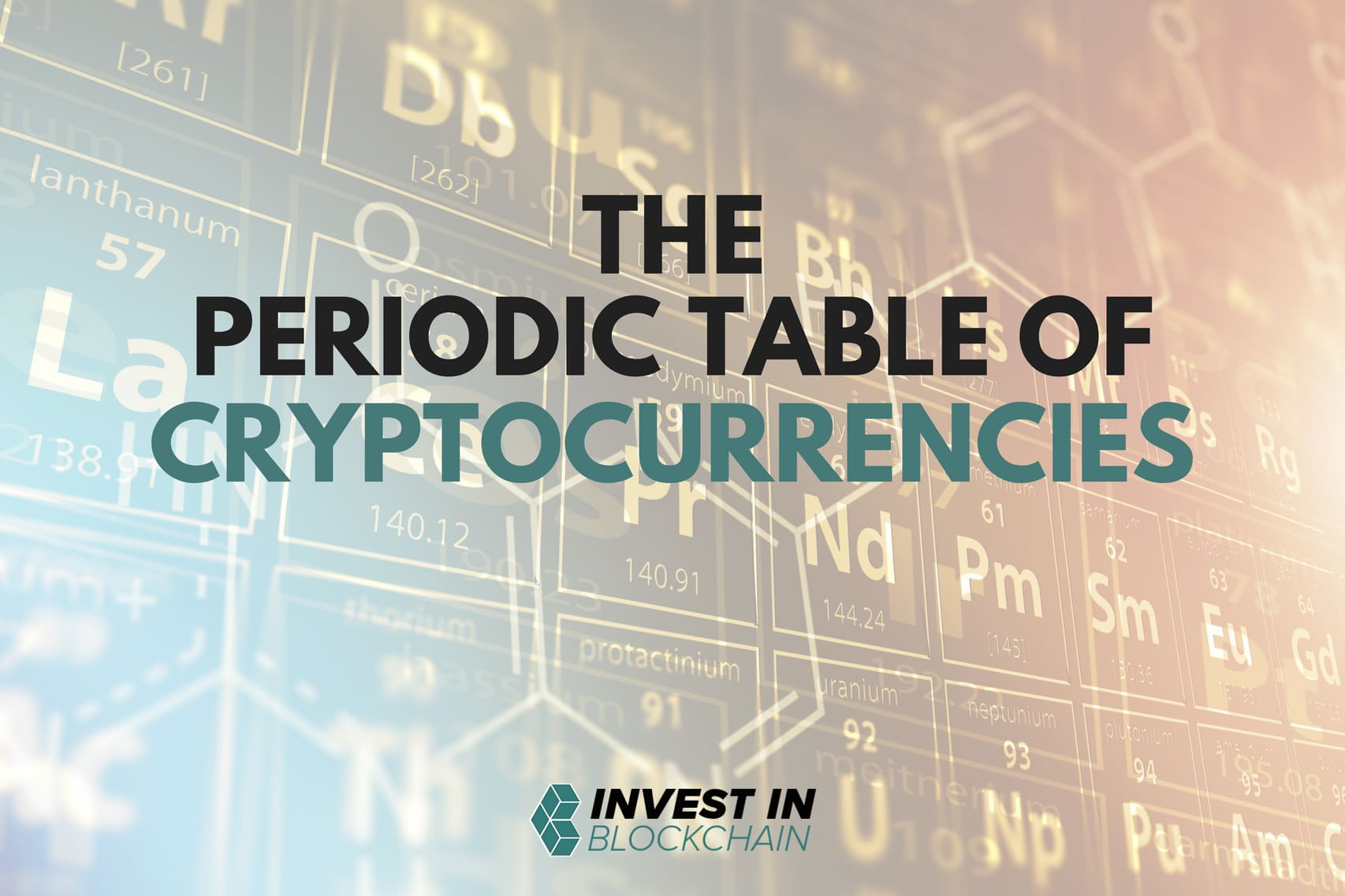 The Periodic Table of Cryptocurrencies | Invest In Blockchain